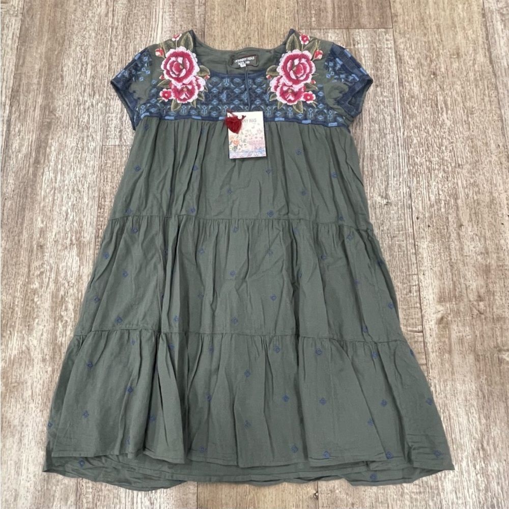 Johnny Was Shea Mexican Tier Dress
